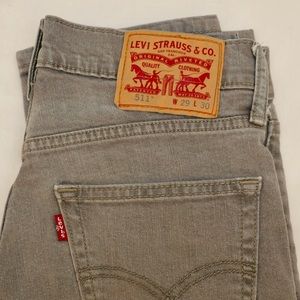 Levi’s 511 29x30 Grey